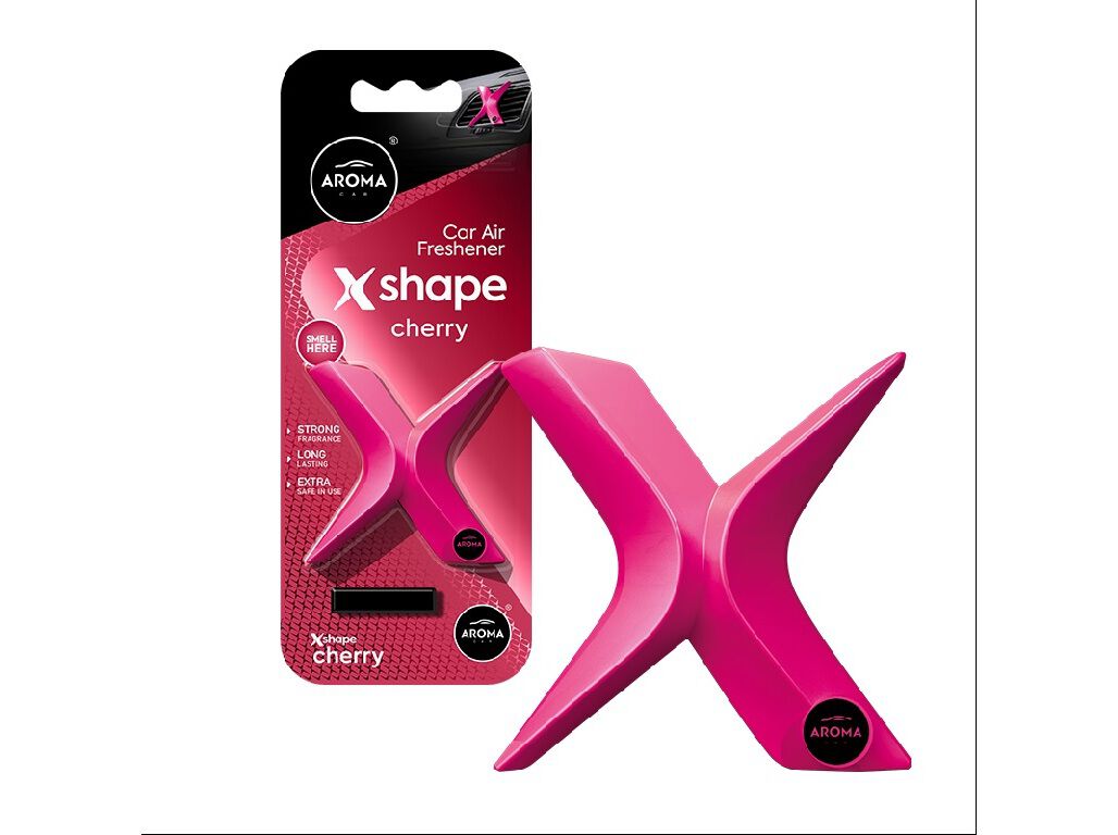 AMBIENTADOR AUTO AROMA CAR X SHAPE CHERRY image number 0