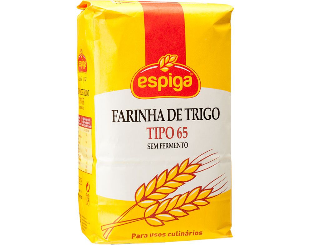 FARINHA DE TRIGO TIPO 65 ESPIGA S/FERMENTO 1KG