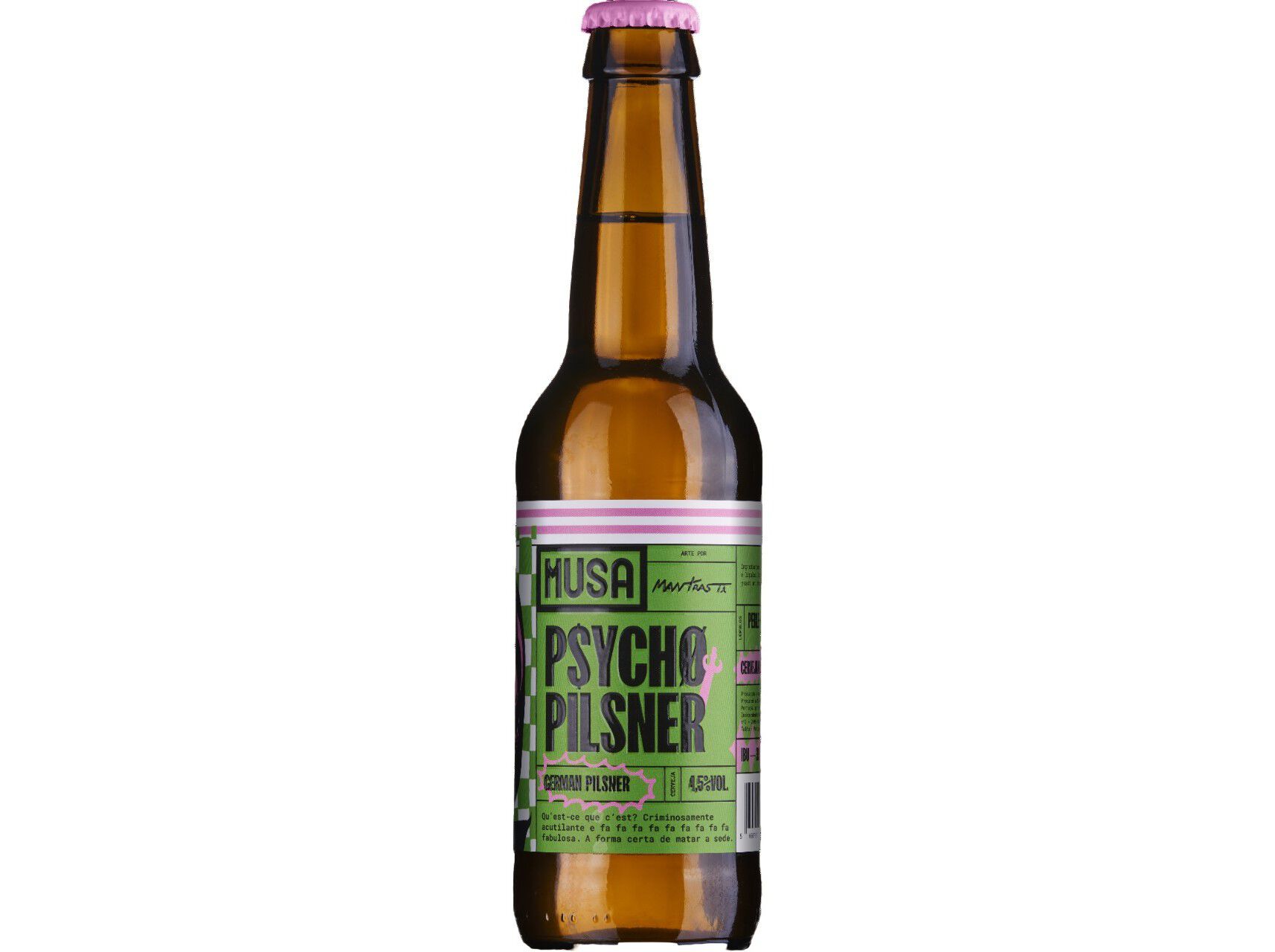 CERVEJA MUSA PSYCHO PILSNER 0.33L image number 0