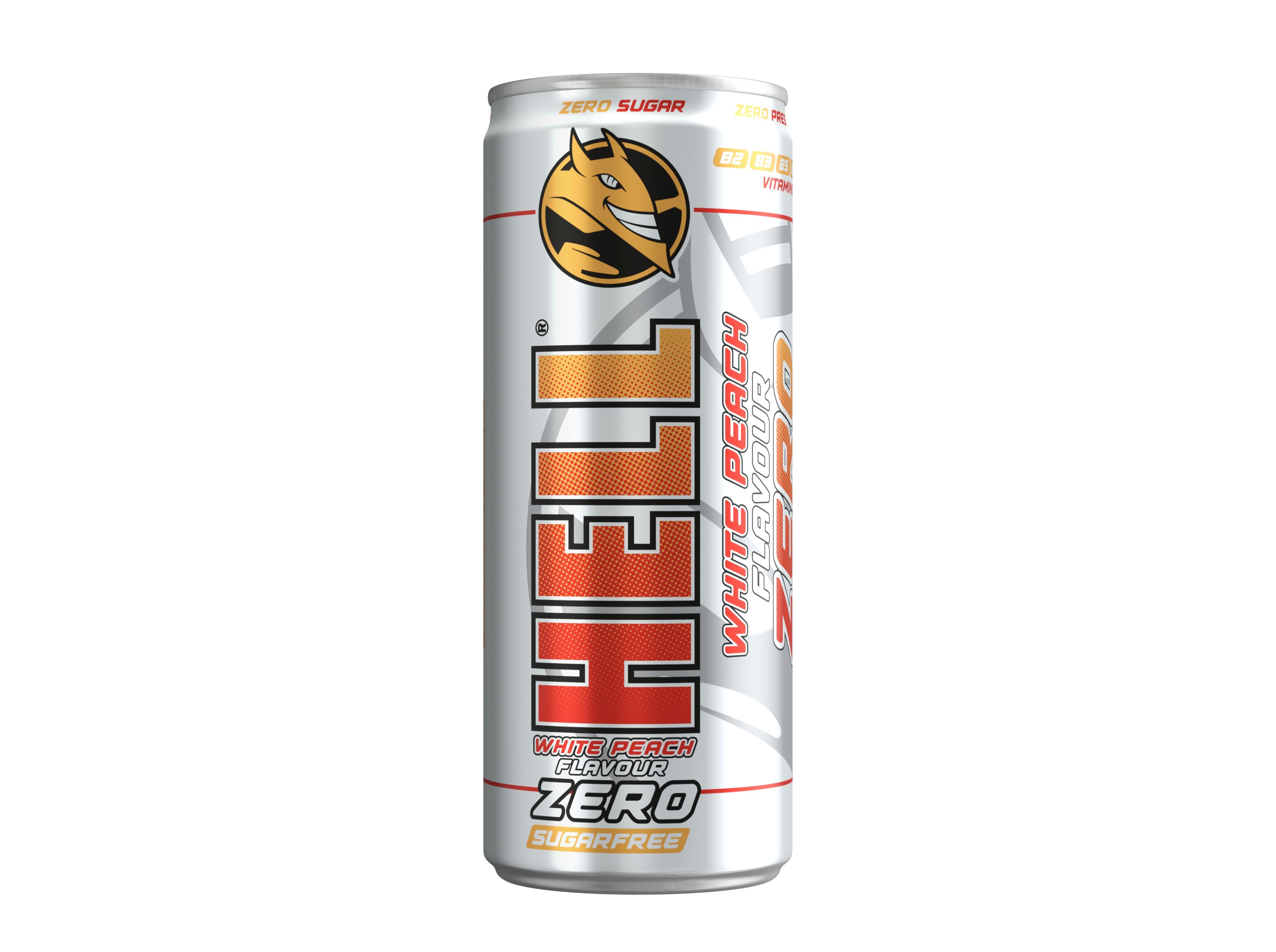 BEBIDA ENERGETICA HELL WHITE PEACH ZERO 250ML (SDR) image number 1