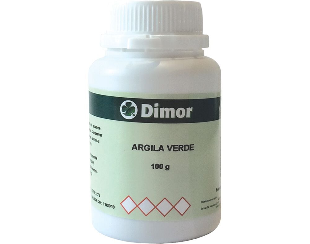 ARGILA DIMOR VERDE EM P&Oacute; 100G image number 0