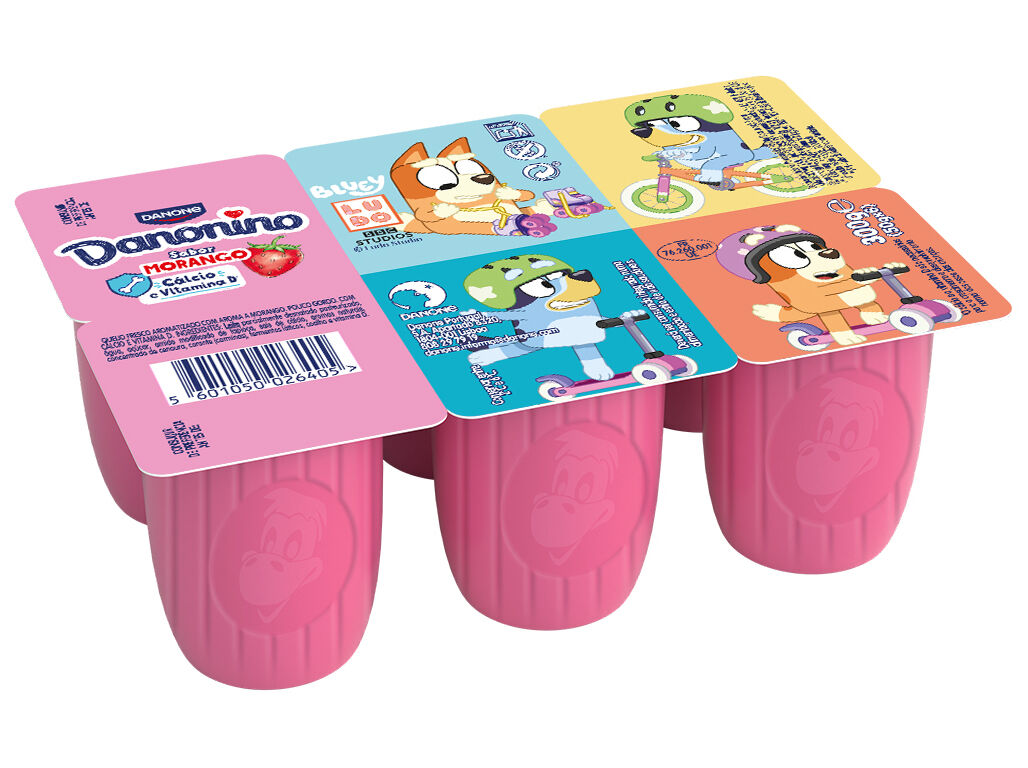 IOGURTE DANONINO PETIT MORANGO 6X50G image number 0