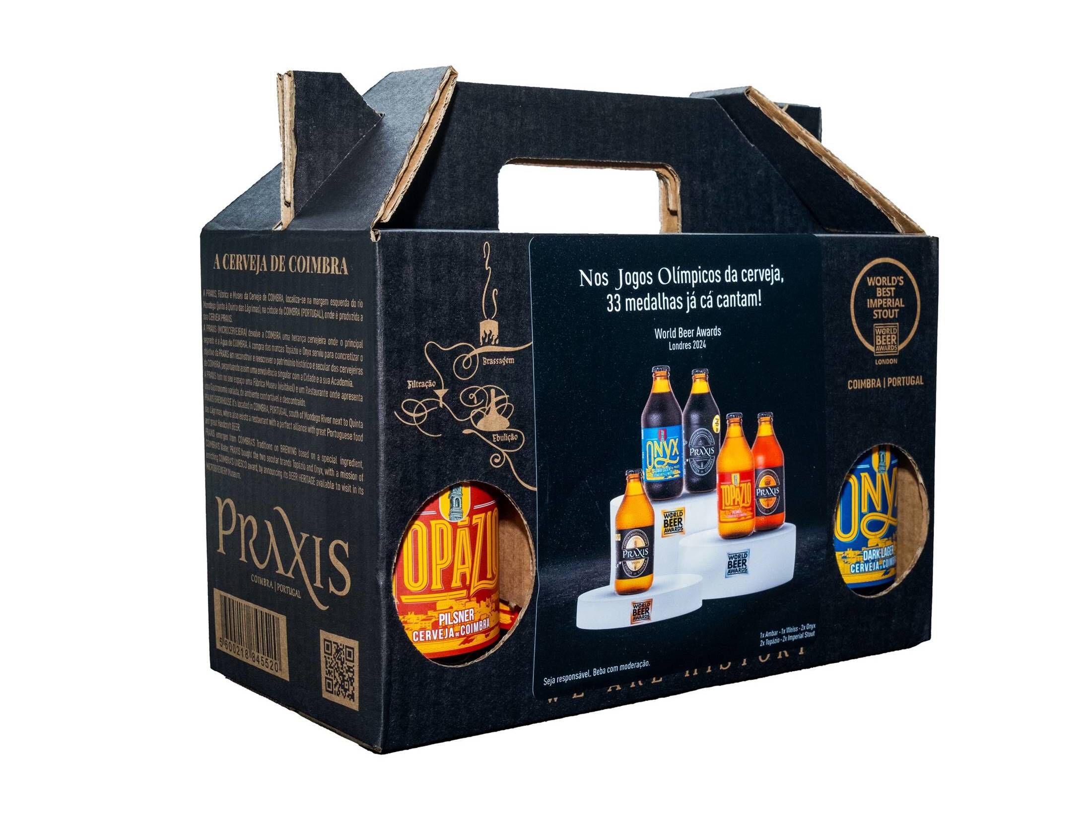 CERVEJA ARTESANAL PRAXIS PACK MEDALHADOS 8X0.33L image number 1