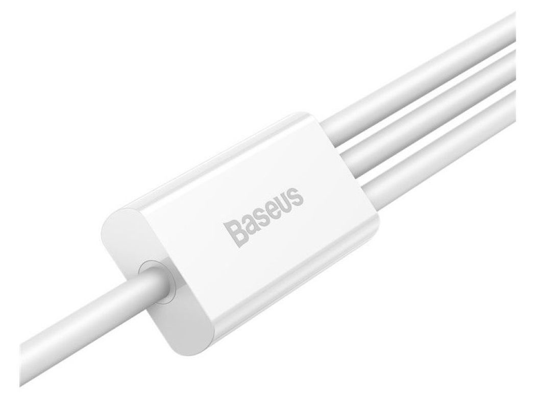 CABOS BASEUS CARREGAMENTO R&Aacute;PIDO BRANCO 1 M image number 2