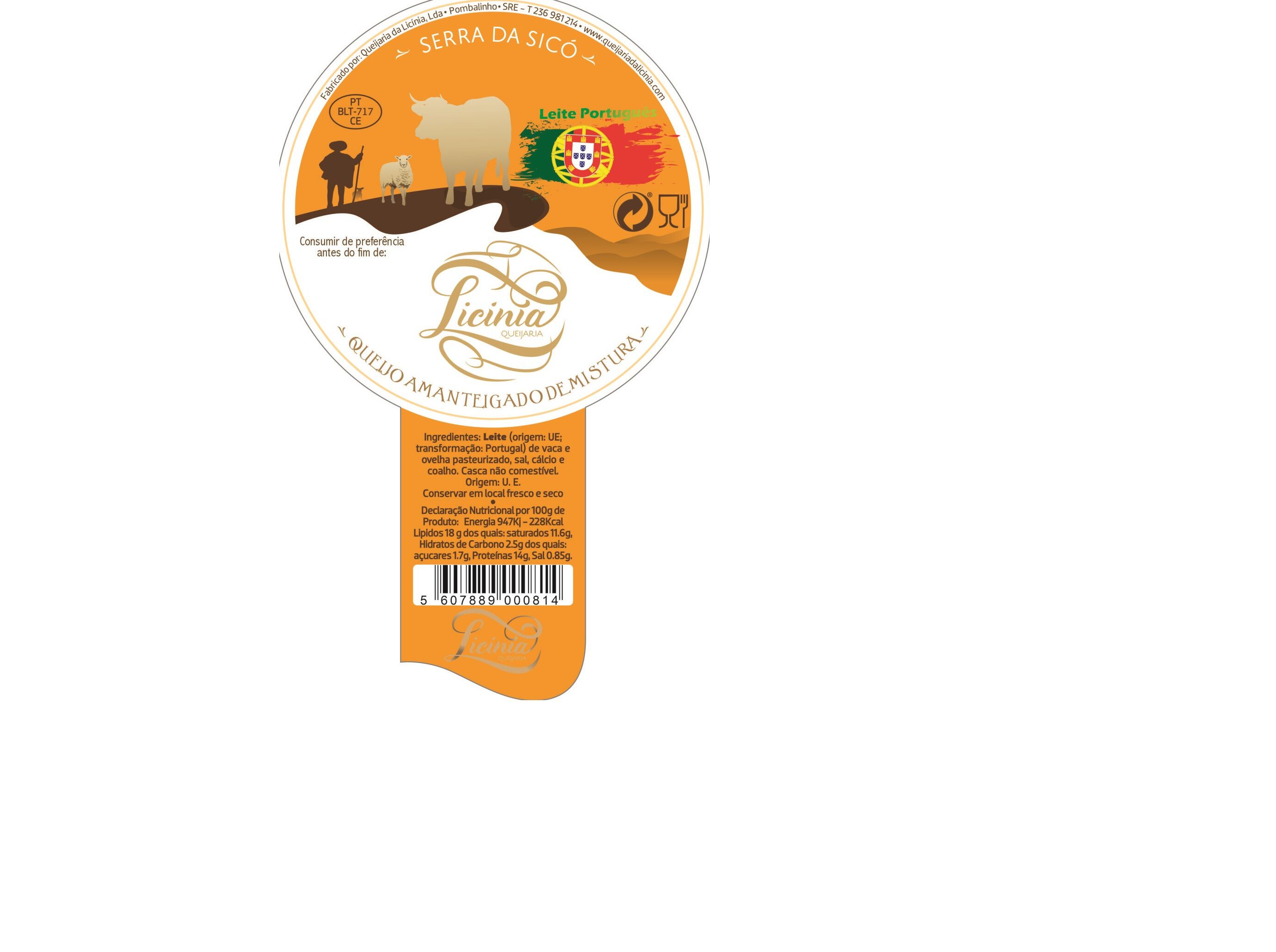 QUEIJO LICINIA AMANTEIGADO VACA OVELHA 400G image number 1