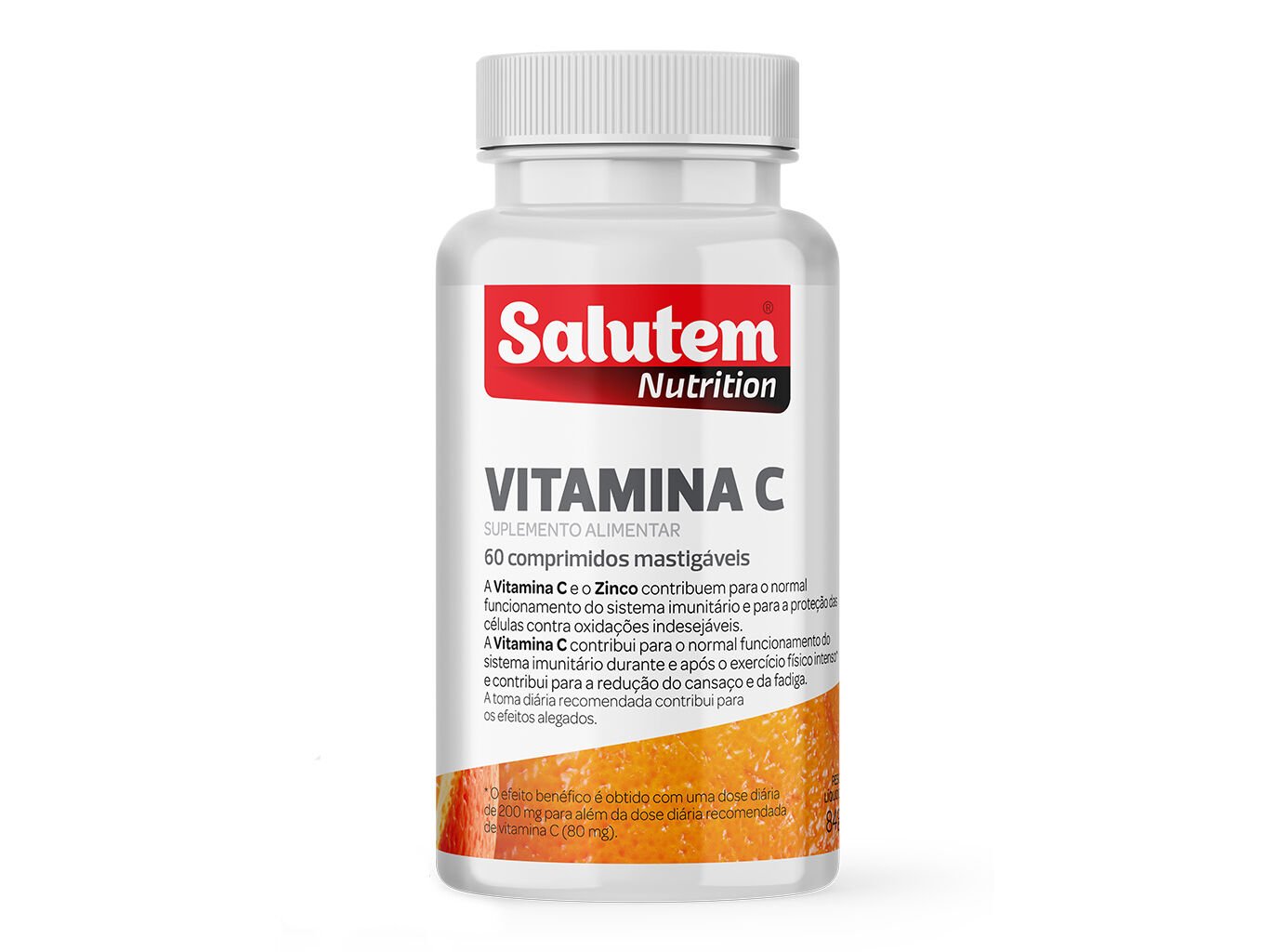 SUPLEMENTO SALUTEM VITAMINA C 60 CAP MASTIGAVEIS image number 1