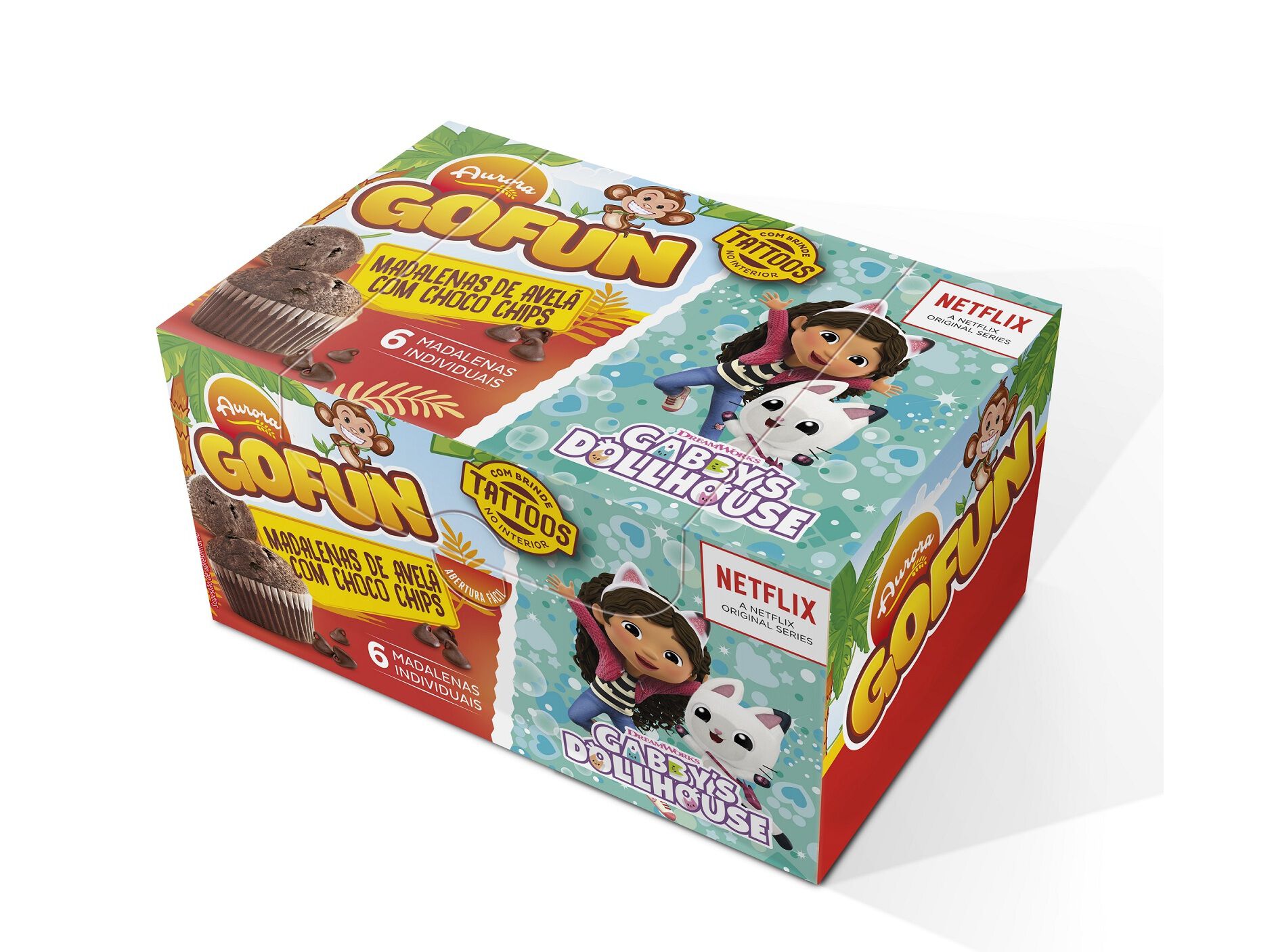 MADALENAS AURORA AVEL&Atilde; E CHOCO CHIPS 190G image number 1