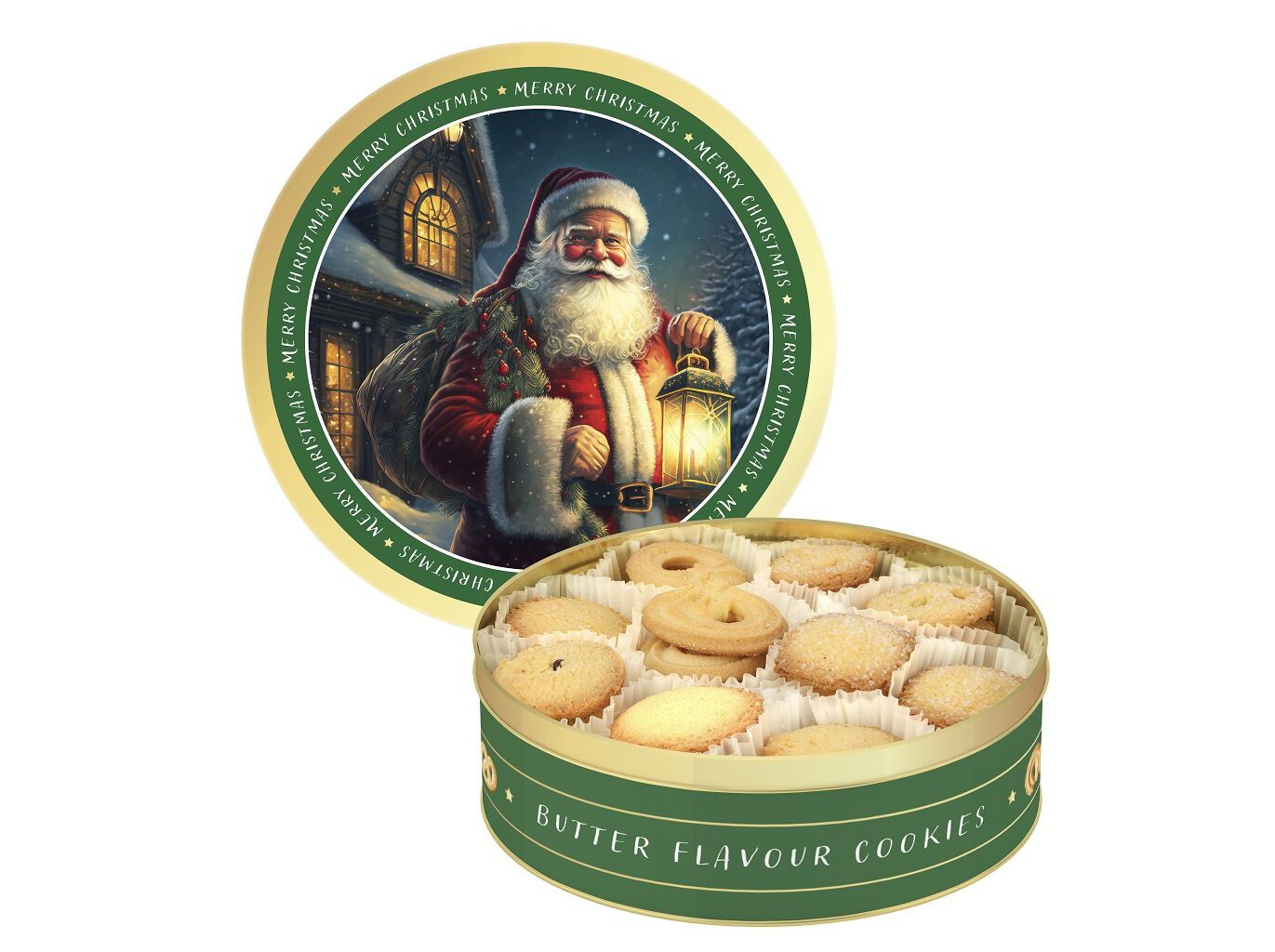 BOLACHAS DE MANTEIGA NATAL LATA 340 G image number 0