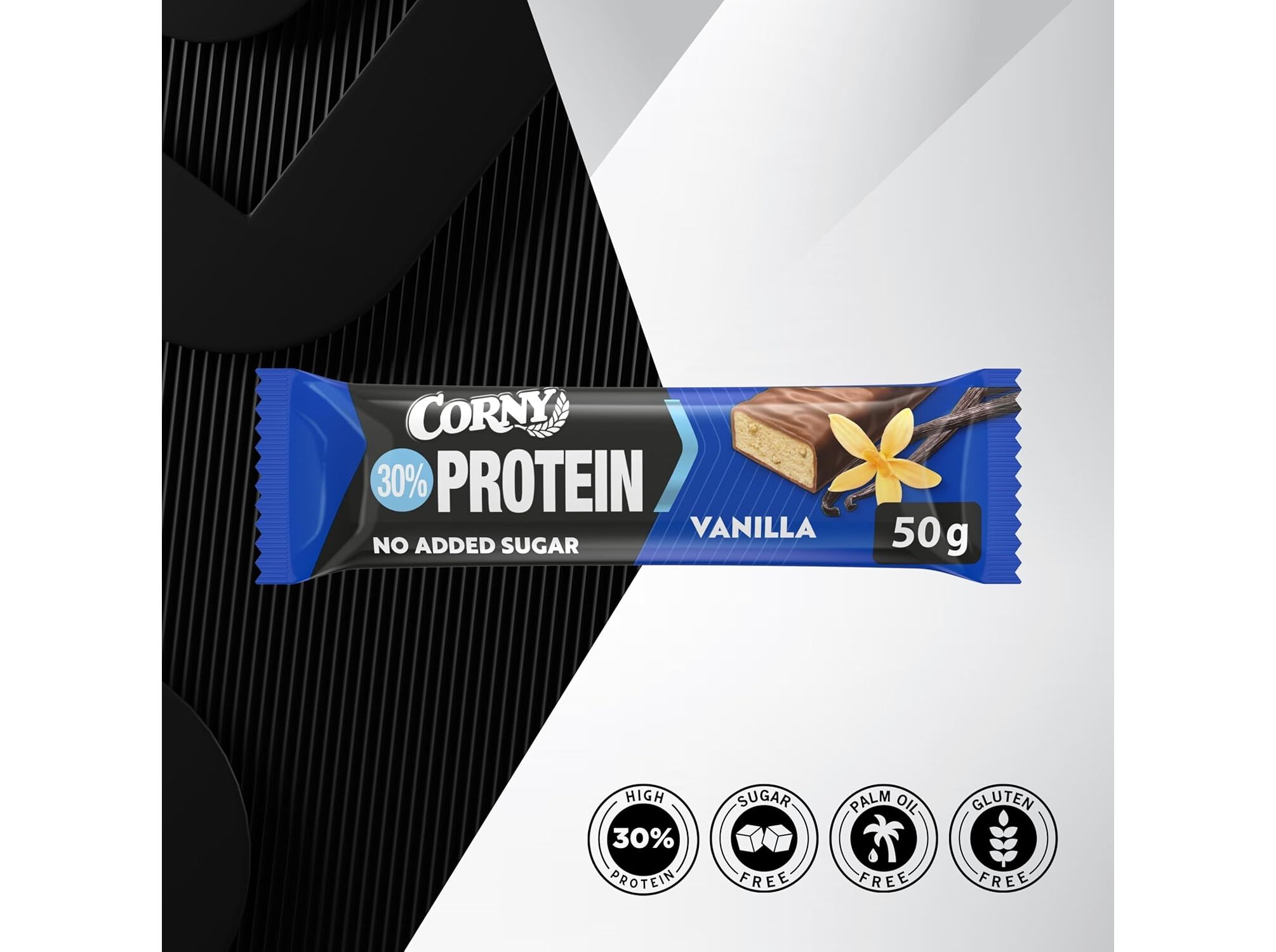 BARRA CORNY 30% PROTEINA BAUNILHA 50G image number 1