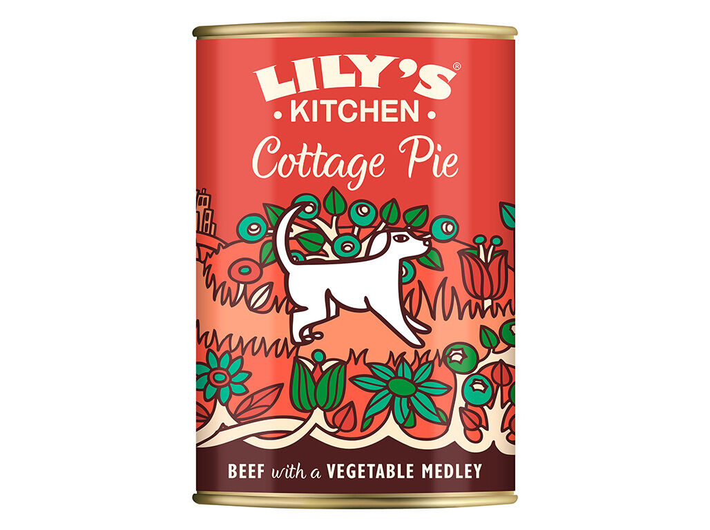 COMIDA H&Uacute;MIDA PARA C&Atilde;O LILY'S KITCHEN VACA 400G