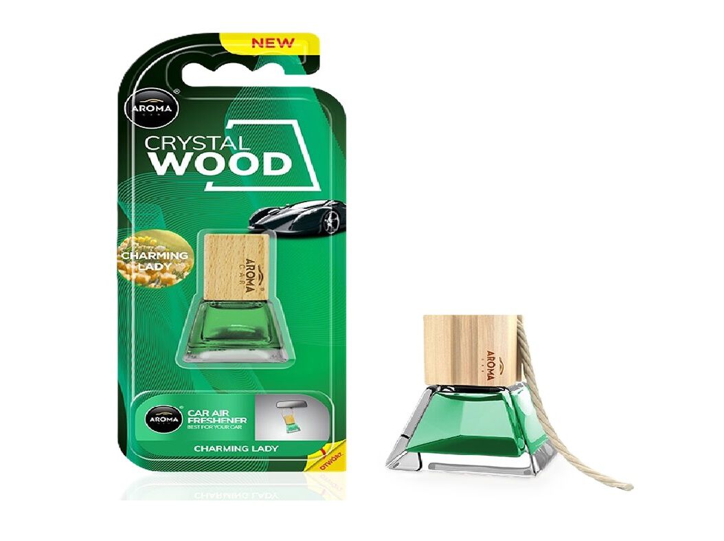 AMBIENTADOR AUTO AROMA CAR CRYSTAL WOOD CHARMING 7ML image number 0