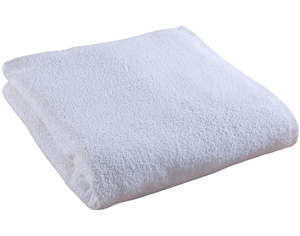 TOALH&Atilde;O DE BANHO AUCHAN 100% ALGOD&Atilde;O 300G/M2 BRANCO 70X130CM image number 0