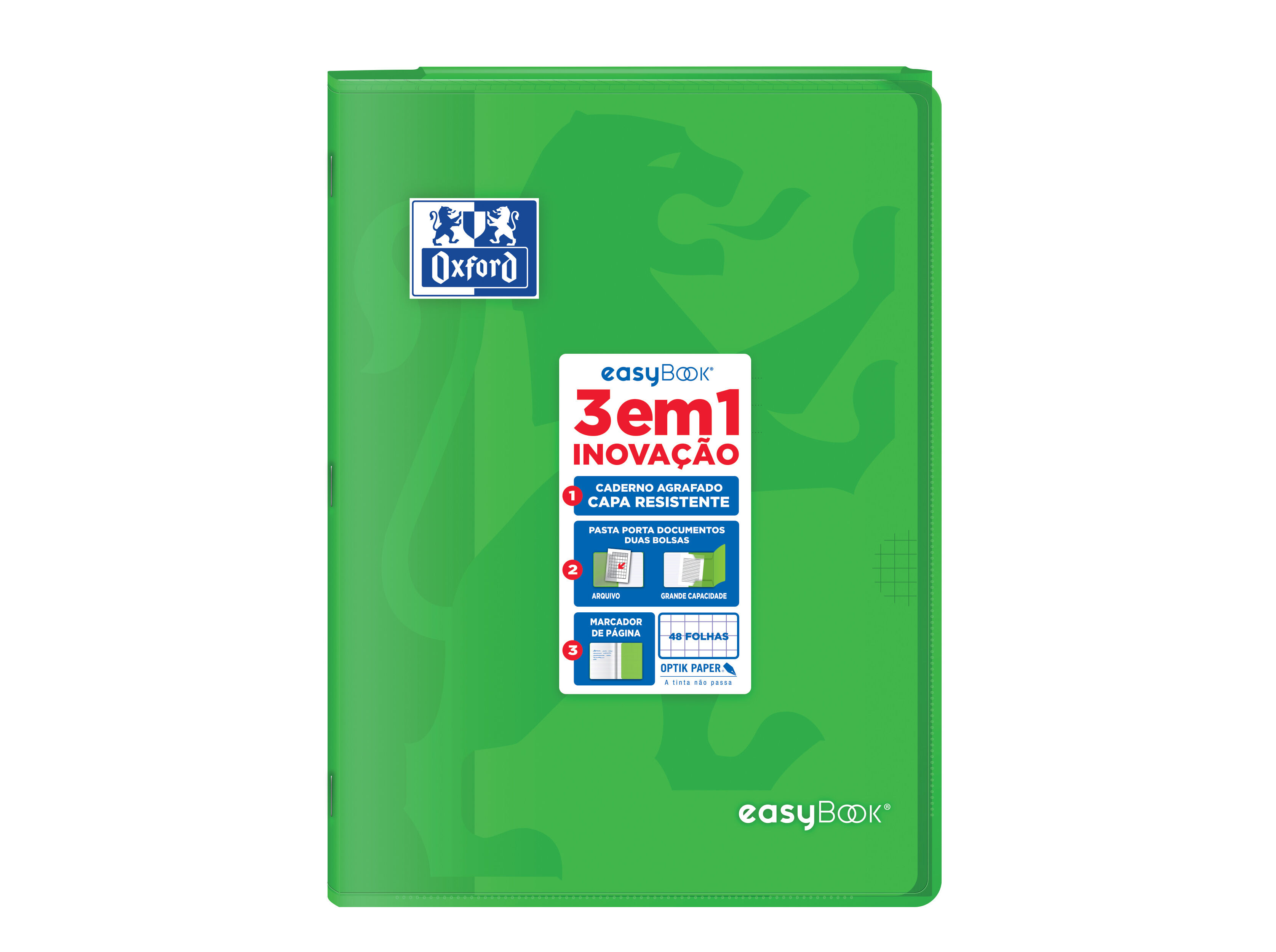 CADERNO AGRAFADO A4 OXFORD EASYBOOK VIVOS QUADRICULADO 48 FOLHAS CORES SORTIDAS image number 7