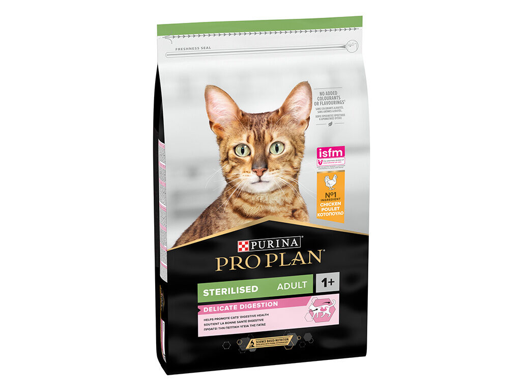 RA&Ccedil;&Atilde;O PARA GATO PRO PLAN ESTERILIZADO DELICATE 10KG image number 1