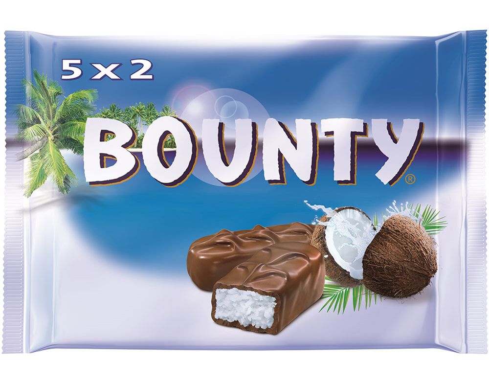 CHOCOLATE BOUNTY SNACK PACK 5X57G image number 0