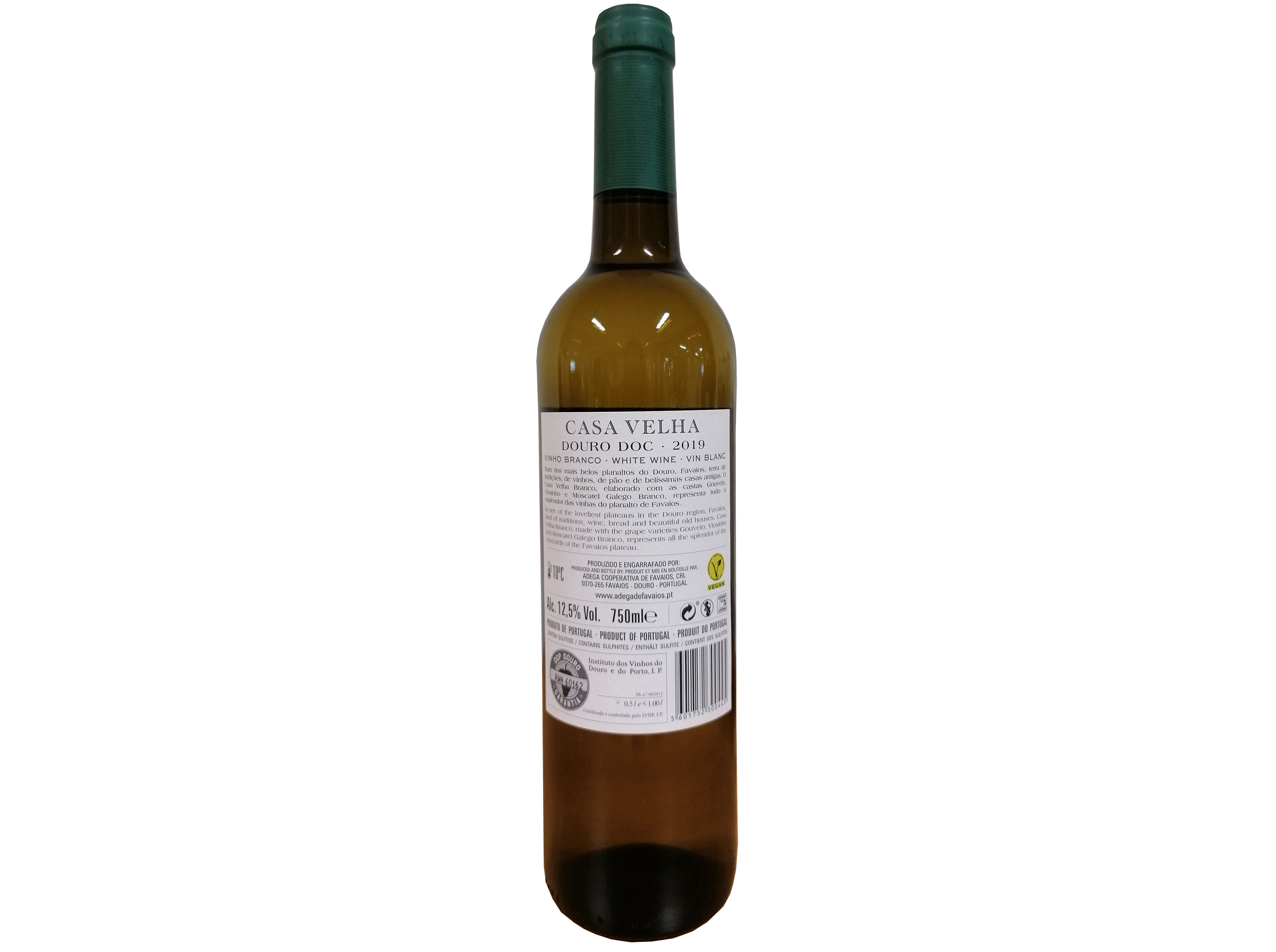 VINHO BRANCO CASA VELHA DOC DOURO 0.75L image number 1