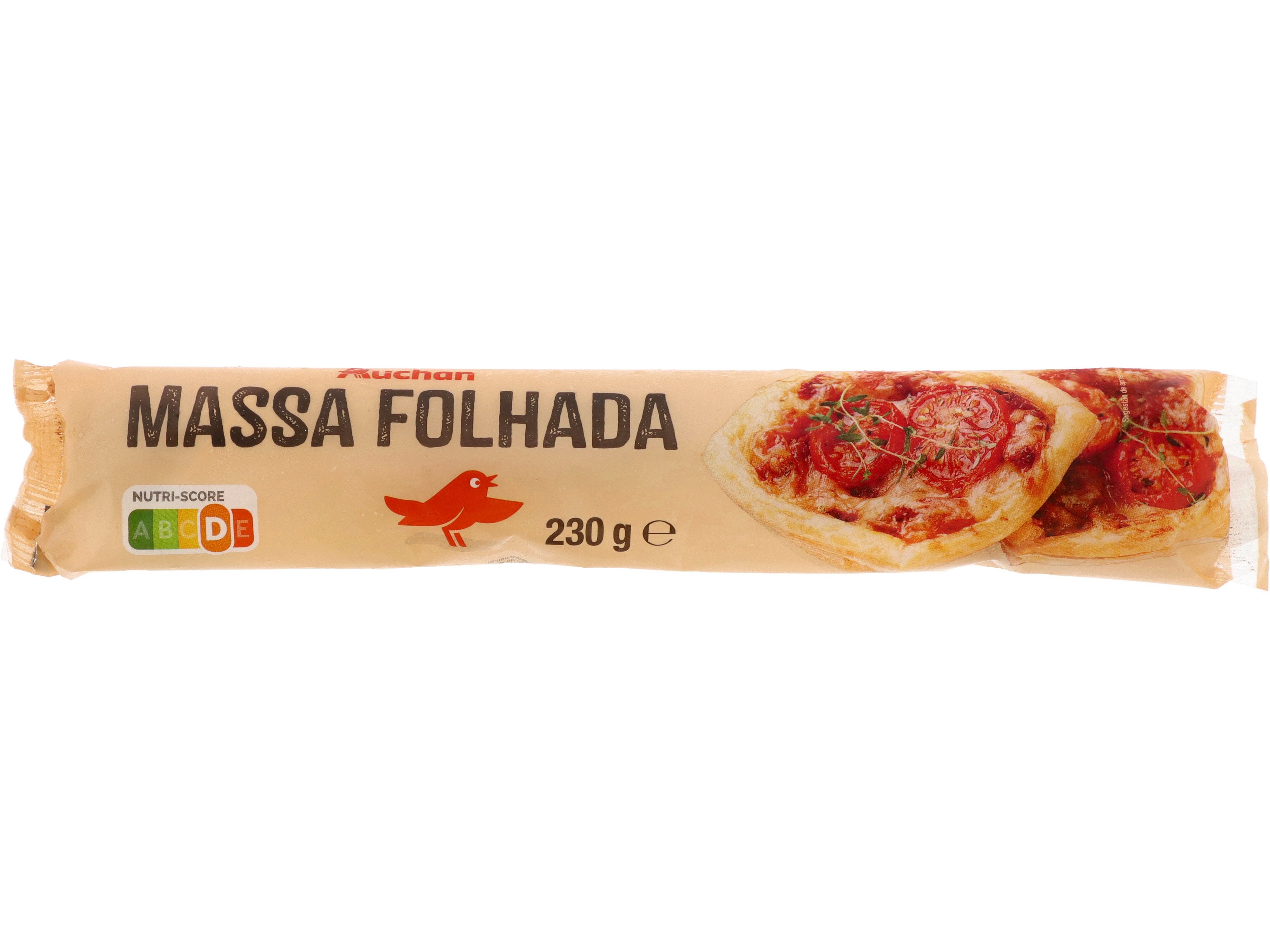 MASSA FOLHADA AUCHAN ENROLADA 230G