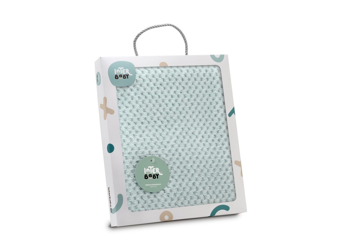MANTA INTERBABY SUAVE VERDE 80X110CM