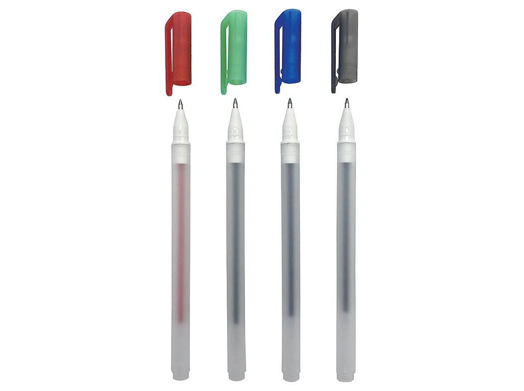 CONJUNTO DE 4 ESFEROGR&Aacute;FICAS GEL AUCHAN image number 1