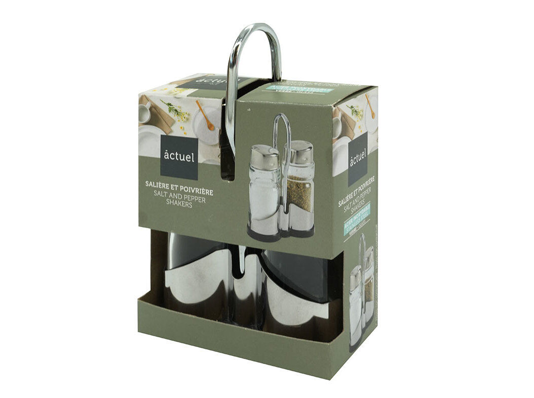 SALEIRO E PIMENTEIRO ACTUEL VIDRO / INOX