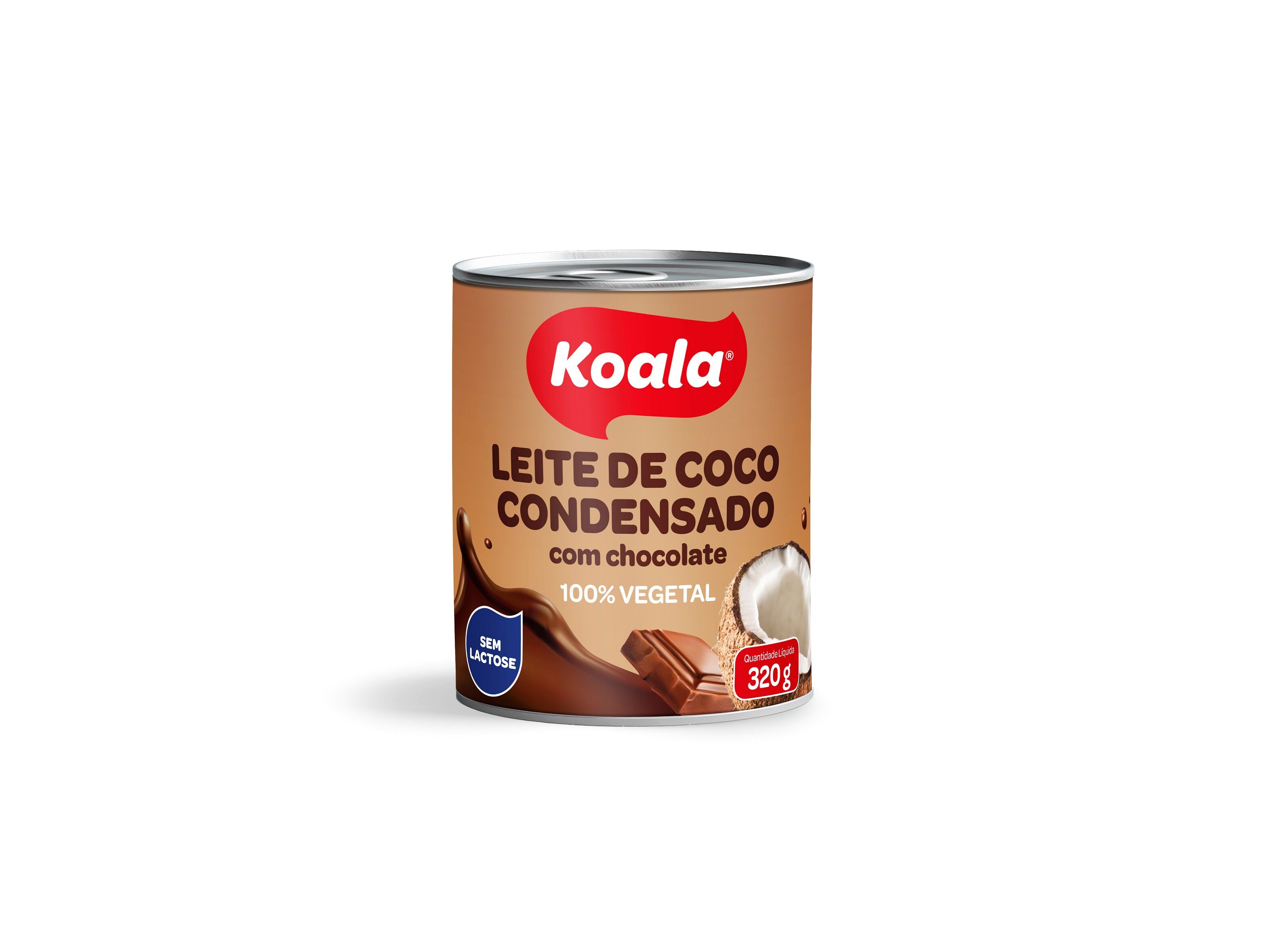 LEITE DE COCO CONDENSADO KOALA COM CHOCOLATE 320 G image number 1