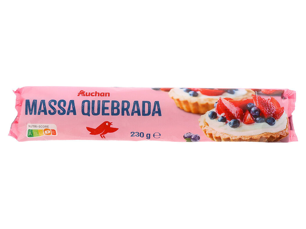 MASSA QUEBRADA AUCHAN ENROLADA 230G image number 0