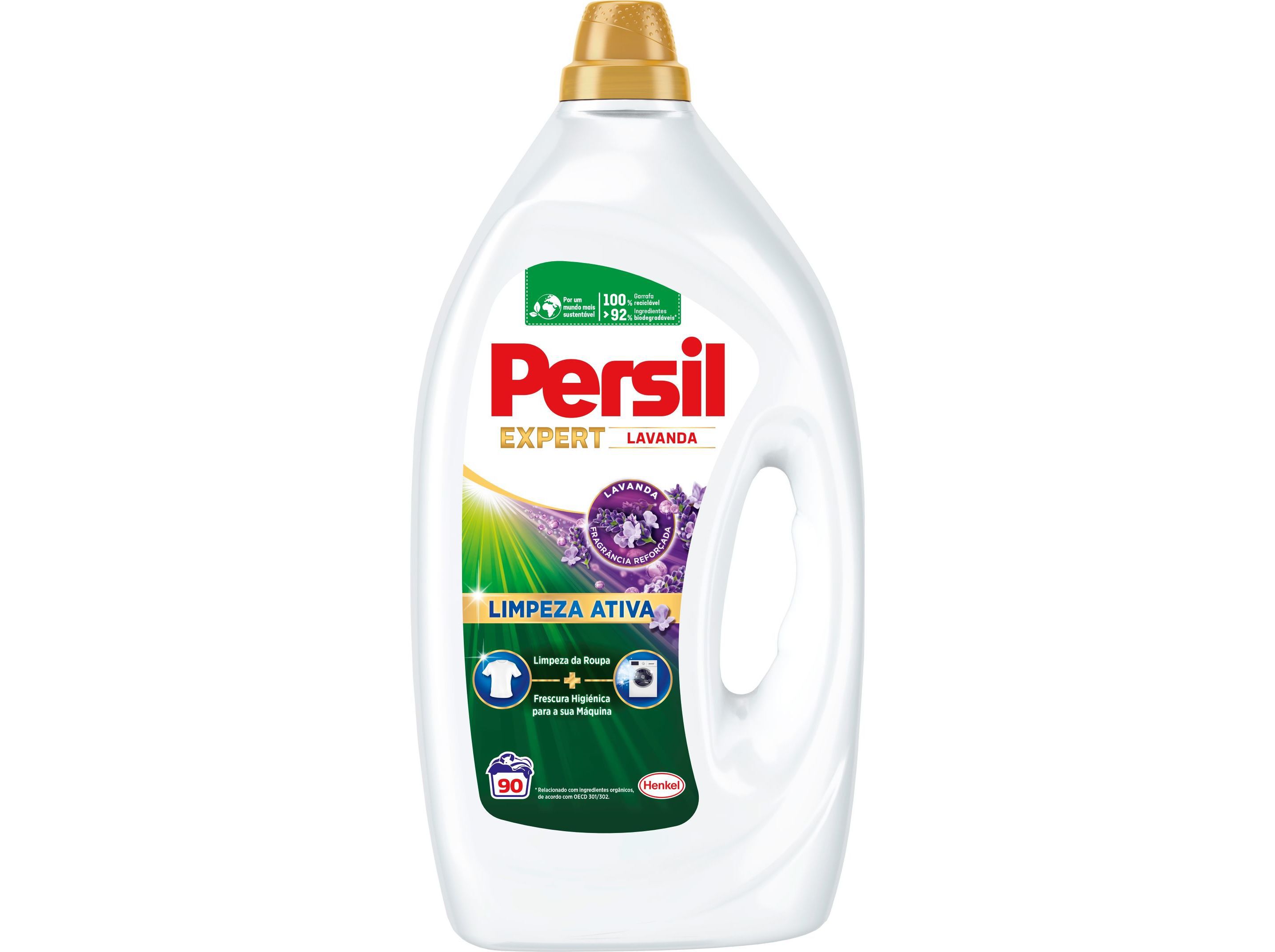 DETERGENTE ROUPA M&Aacute;QUINA LIQU&Iacute;DO PERSIL EXPERT LAVANDA GEL 90D image number 0