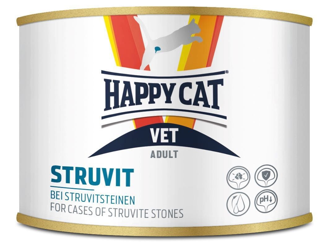 COMIDA H&Uacute;MIDA GATO HAPPY CAT VET STRUVIT 200G