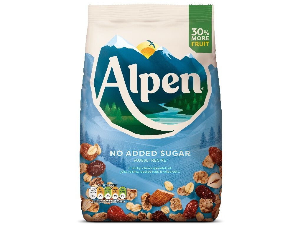 CEREAIS MUESLI ALPEN SEM ADI&Ccedil;&Atilde;O DE A&Ccedil;&Uacute;CAR 950G image number 0