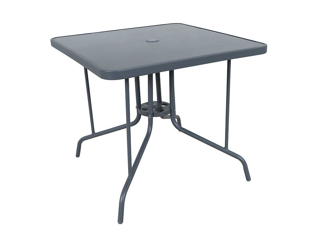 MESA BISTRO GARDENSTAR TAMPO VIDRO 80X80CM