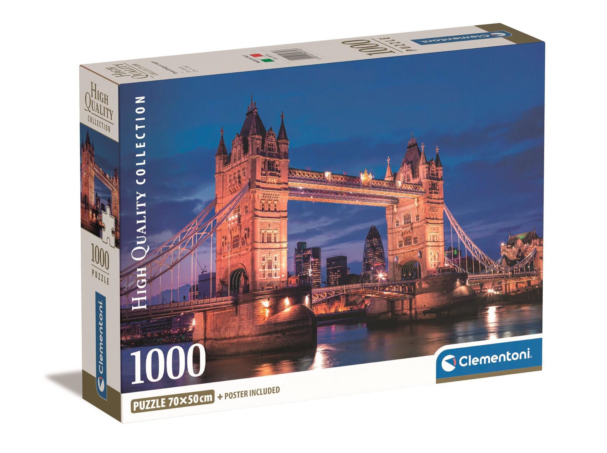 PUZZLE TOWER BRIDGE CLEMENTONI 1000 PE&Ccedil;AS image number 0