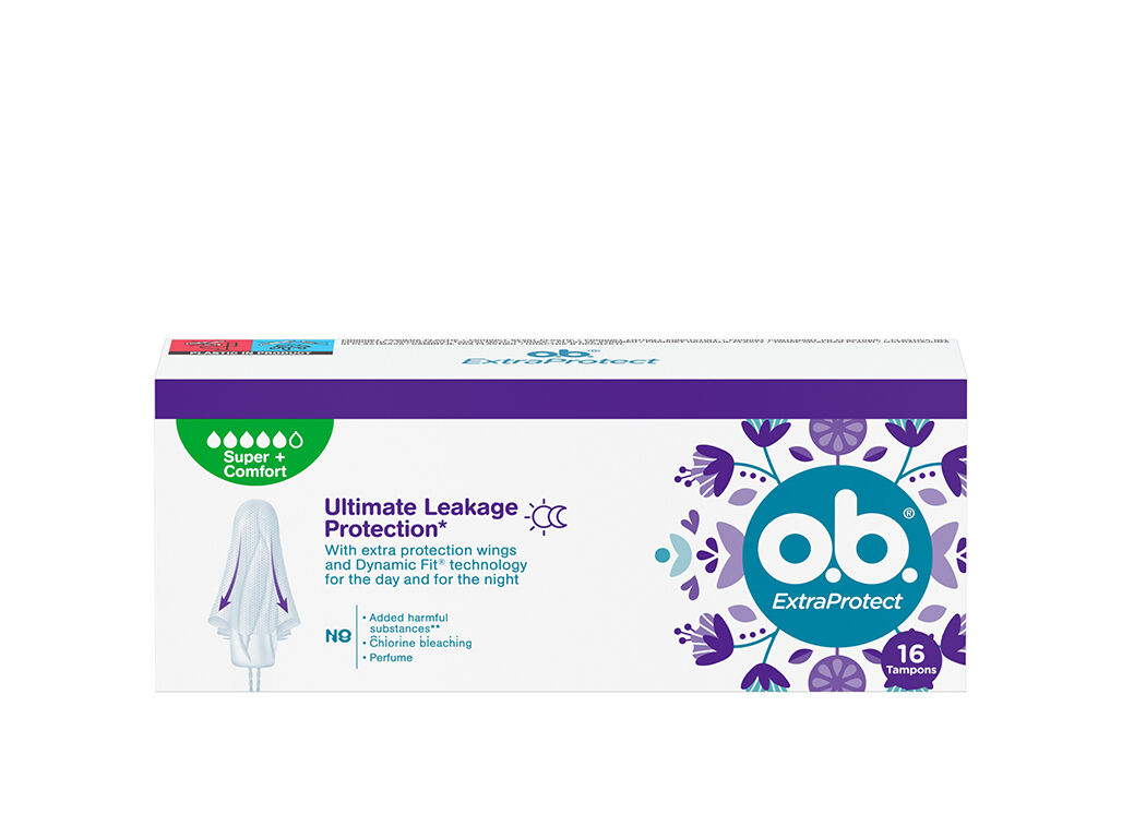 TAMP&Otilde;ES O.B. EXTRA PROTECT SUPER PLUS 16UN