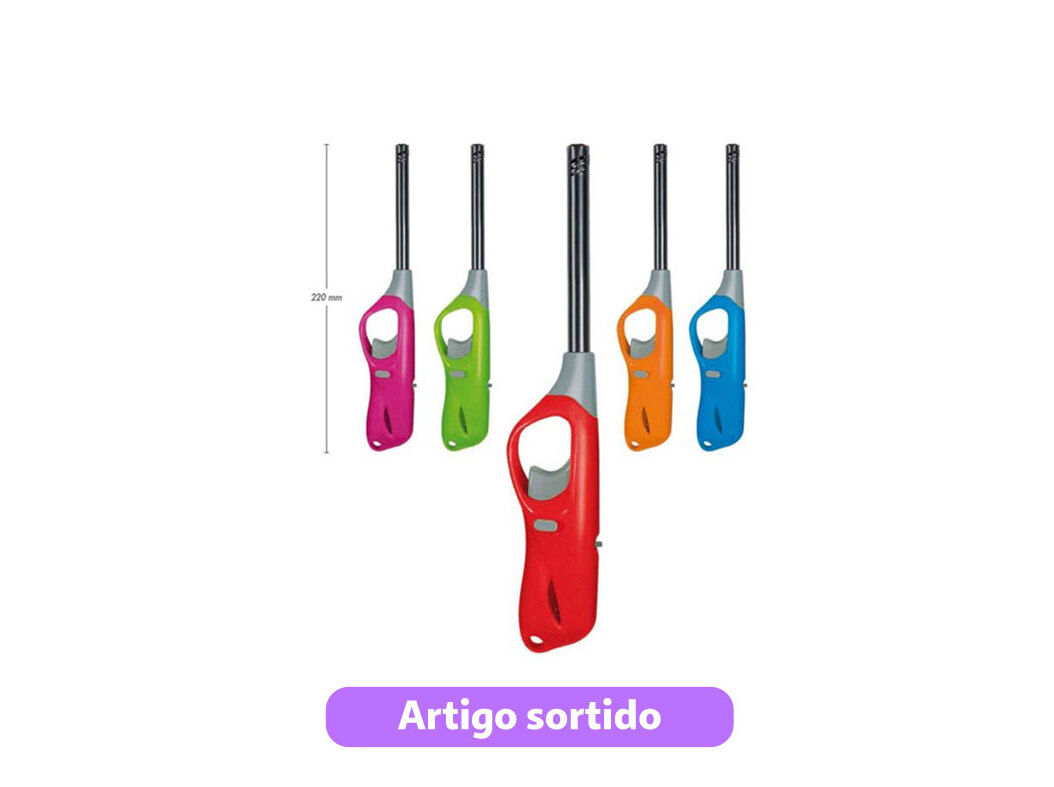 ISQUEIRO 12CM CORES SORTIDAS
