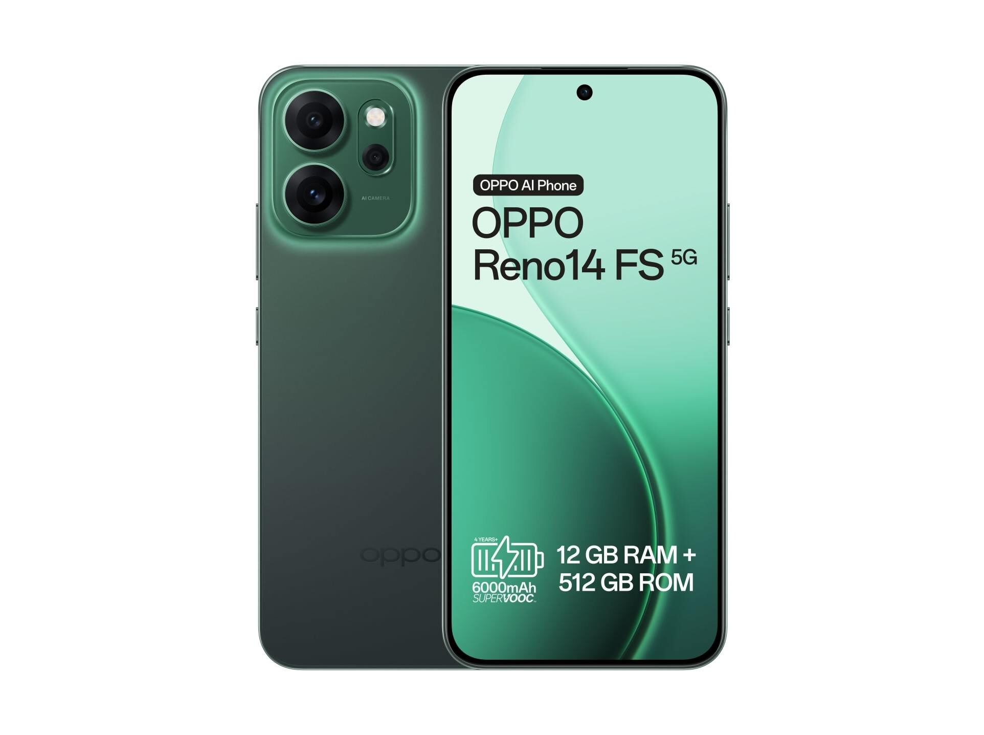 SMARTPHONE OPPO RENO 14 FS 5G 12/512GB VERDE