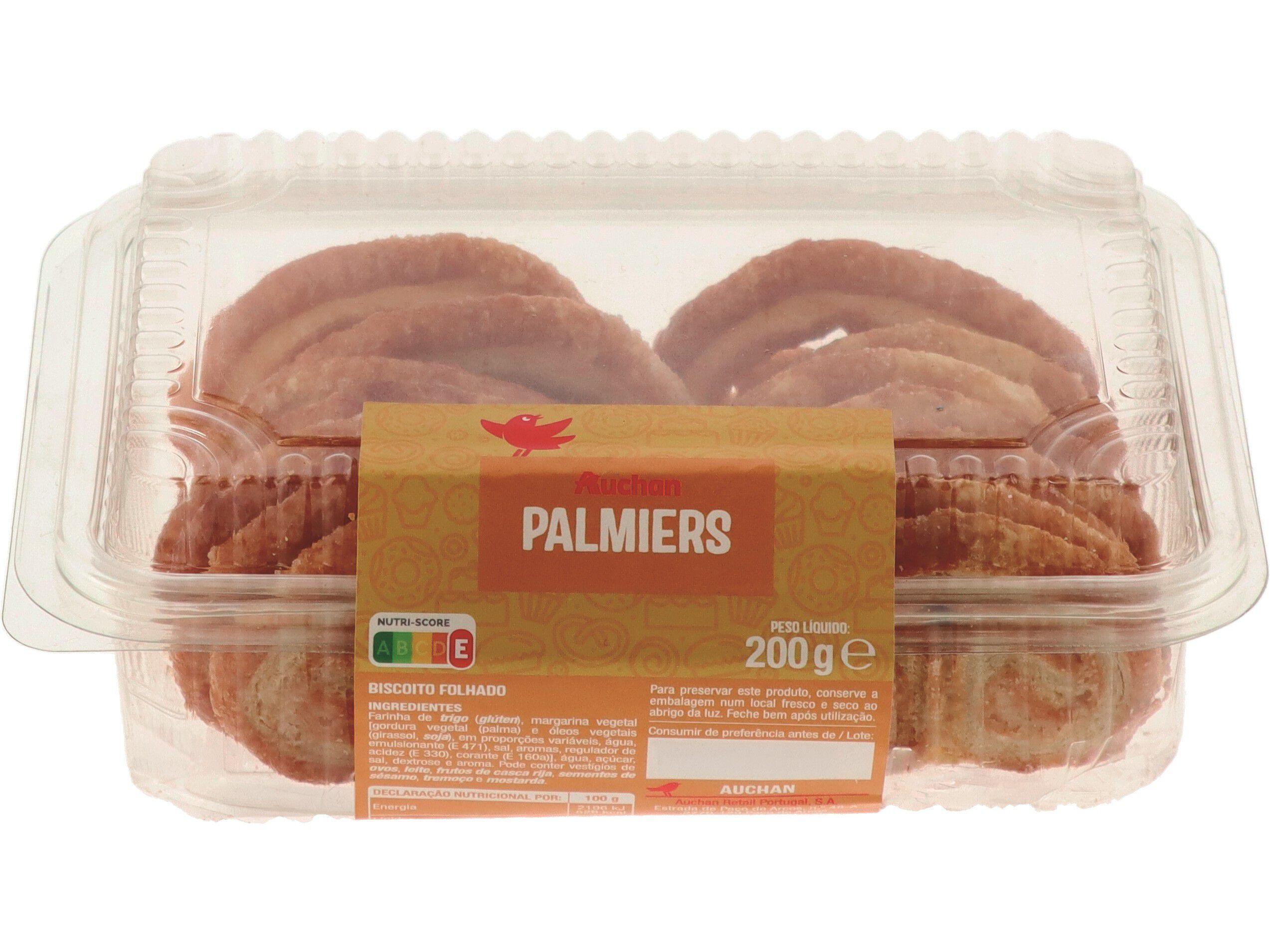 PALMIERS AUCHAN 200G