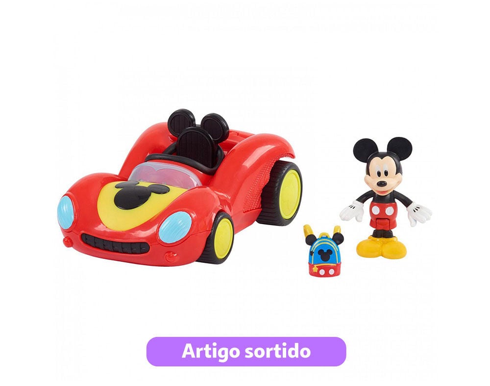 VE&Iacute;CULO E FIGURA ARTICULADA MICKEY MOUSE MODELOS SORTIDOS image number 2