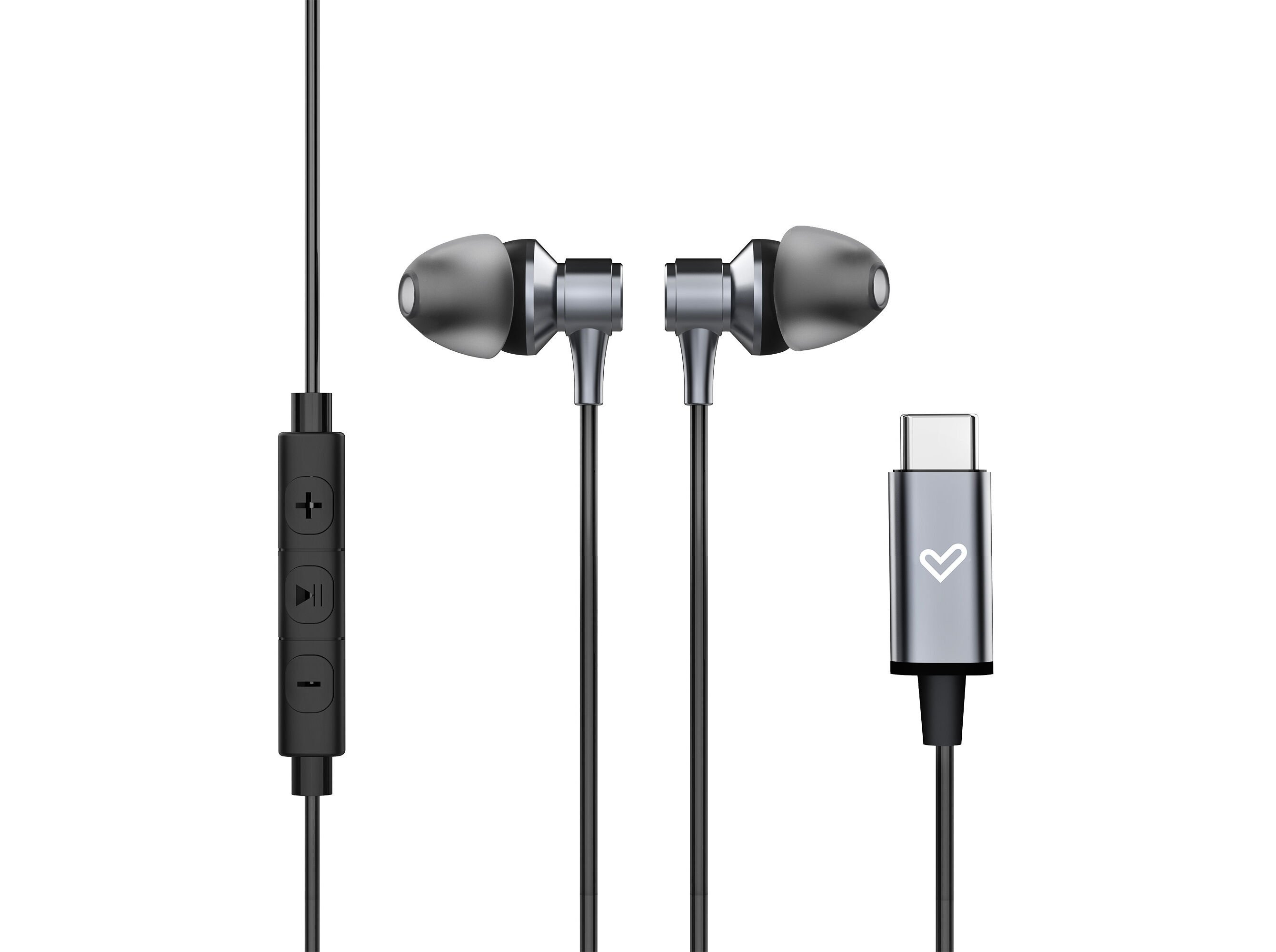 AURICULARES ENERGY SISTEM METALLIZED TYPE C PRETO C/MICRO image number 2