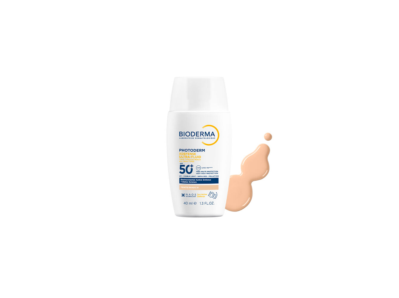 XDEFENSE ULTRA-FLUIDO BIODERMA CLARO 01 40ML image number 1