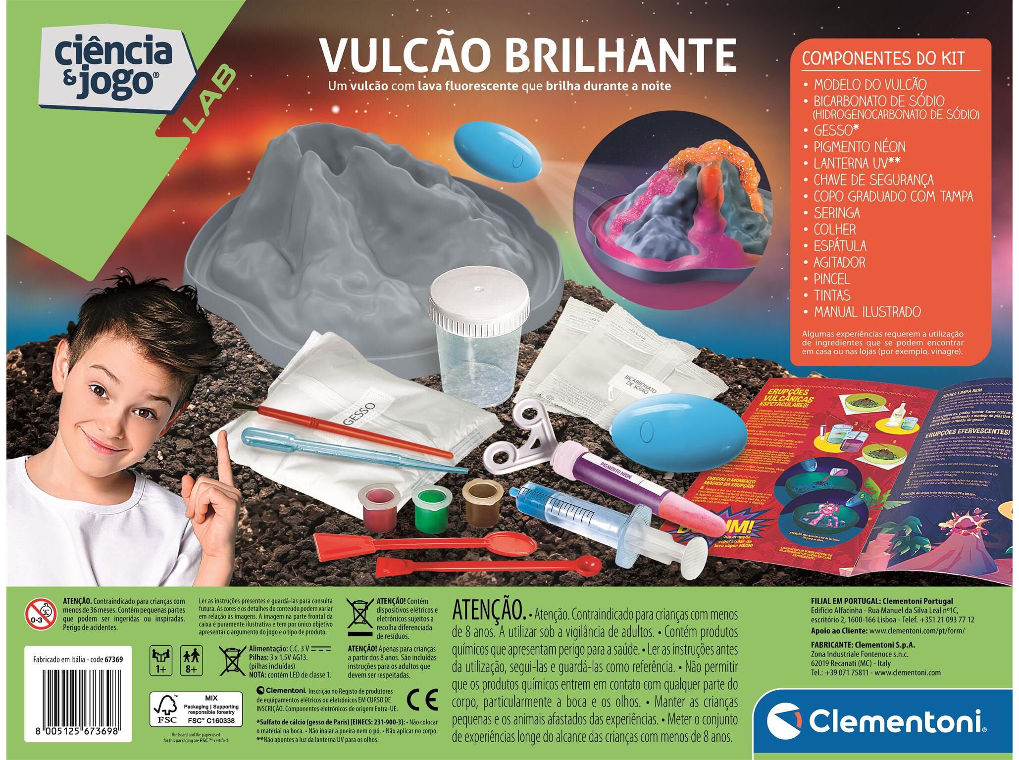 VULC&Atilde;O BRILHANTE CLEMENTONI image number 2