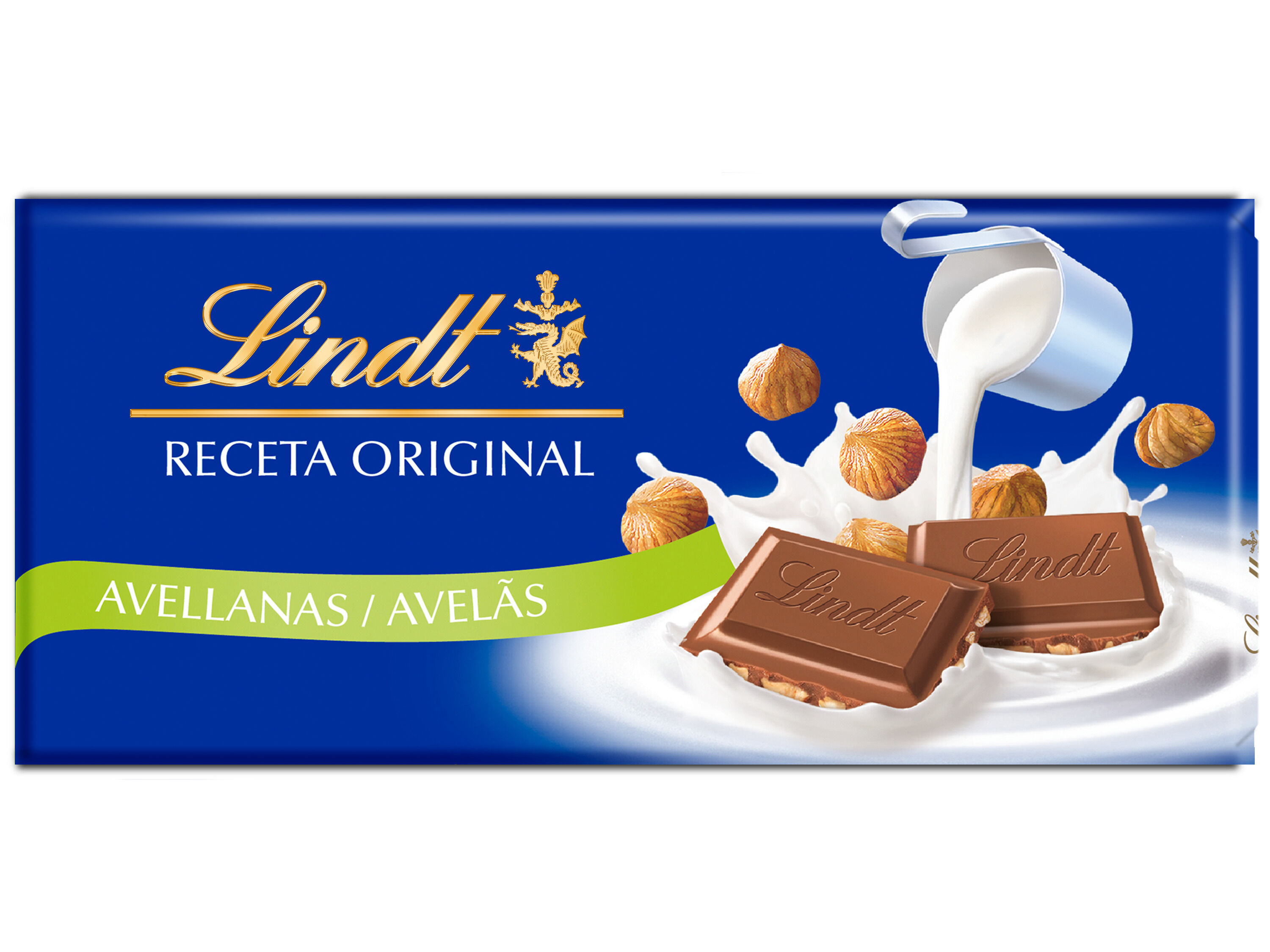CHOCOLATE DE LEITE LINDT AVEL&Atilde;S 100G image number 0