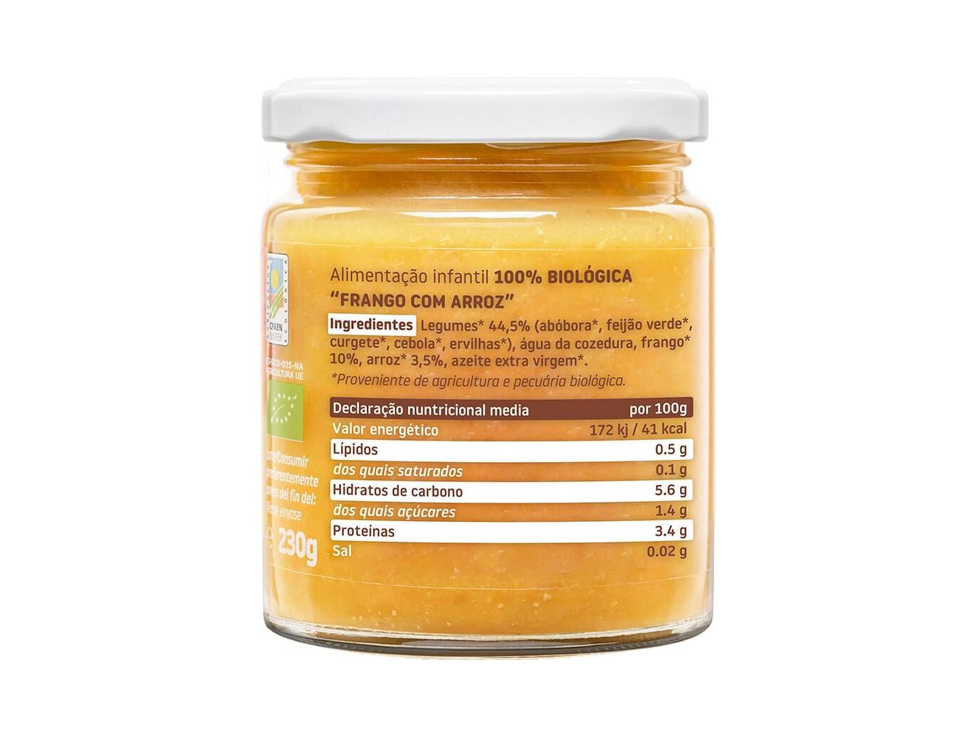 REFEI&Ccedil;&Otilde;ES SMILEAT BIO FRANGO COM ARROZ 230GR image number 1