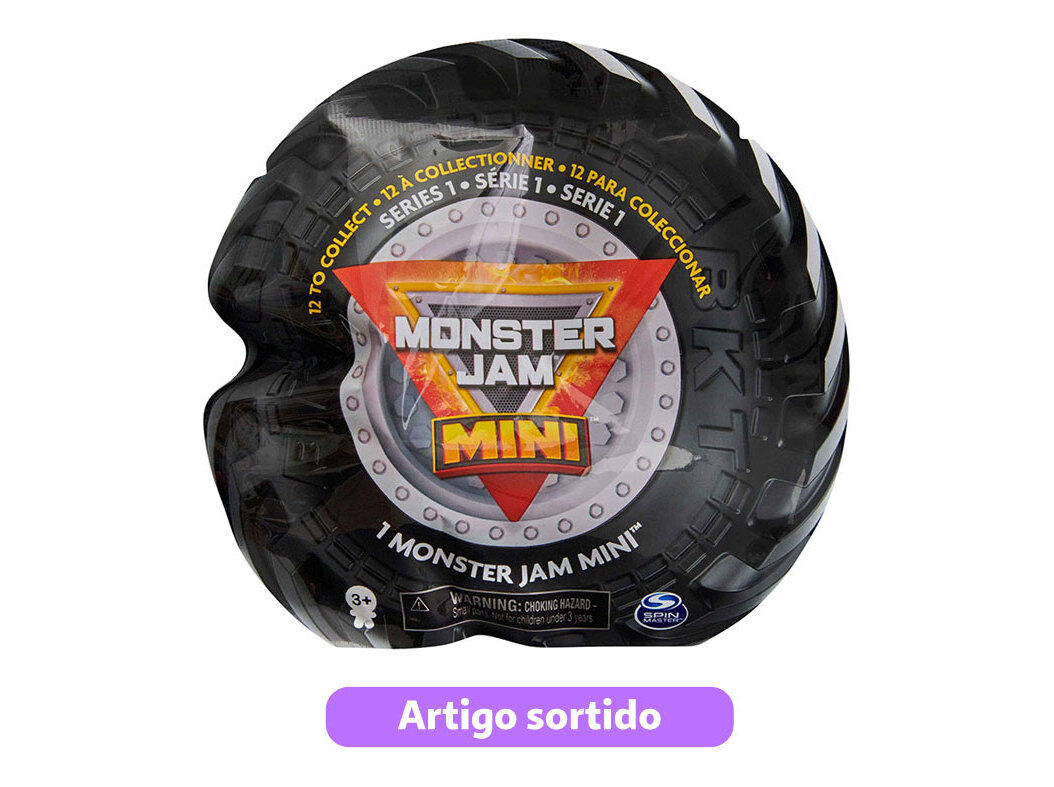 MINI VEICULO MONSTER JAM MODELOS SORTIDOS image number 0