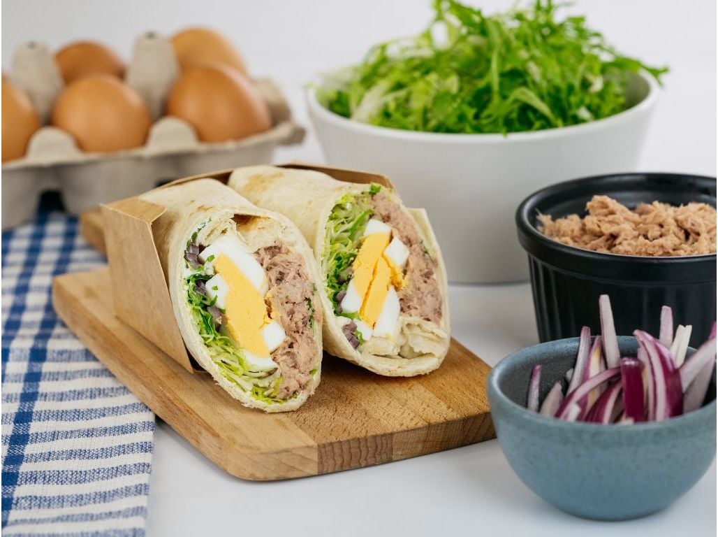 WRAP DE ATUM E OVO SABORES AUCHAN UN image number 2