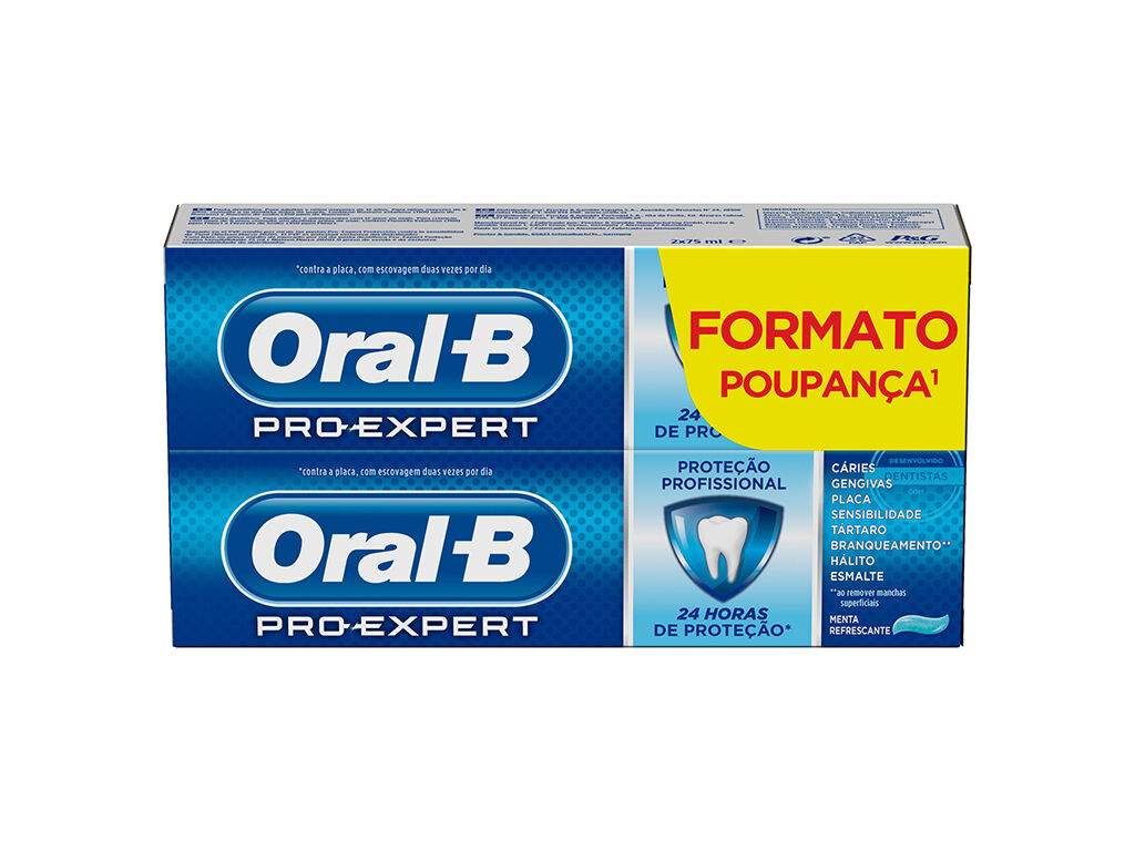 PASTA ORAL-B DENT&Iacute;FRICA PROTEC&Ccedil;&Atilde;O PROFISSIONAL 2X75ML image number 1