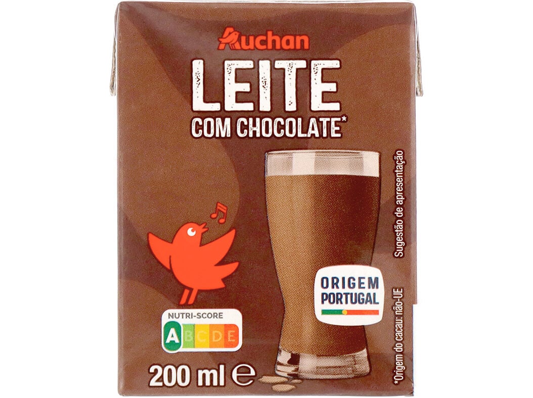LEITE COM CHOCOLATE AUCHAN 200ML image number 0
