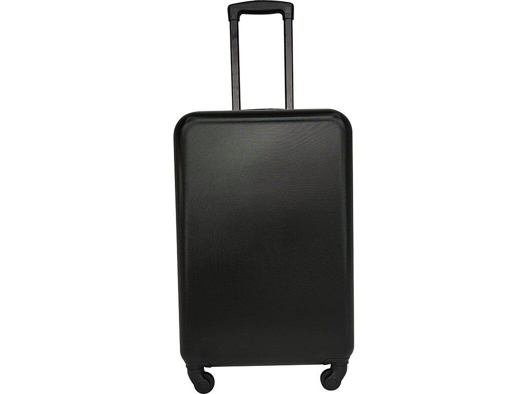 MALA DE VIAGEM M&Eacute;DIA R&Iacute;GIDA AIRPORT PRETO 4 RODAS 40X65X25CM image number 0