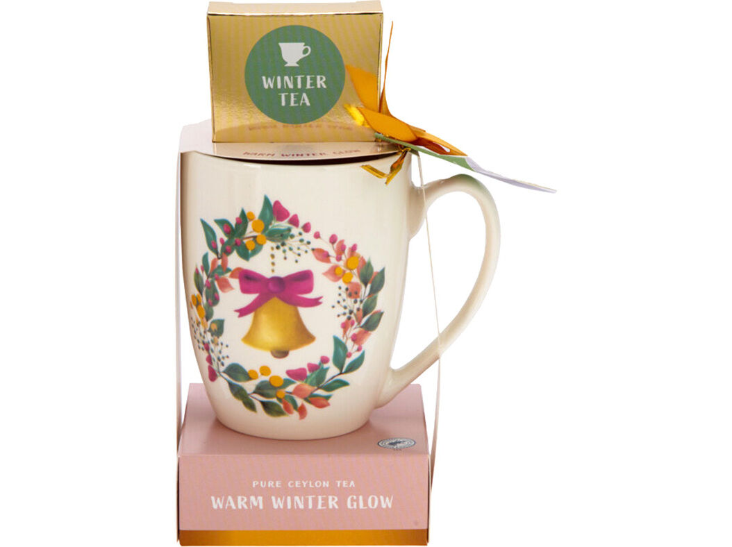 CANECA DE NATAL WINTER TEA CH&Aacute; PRETO UN image number 0