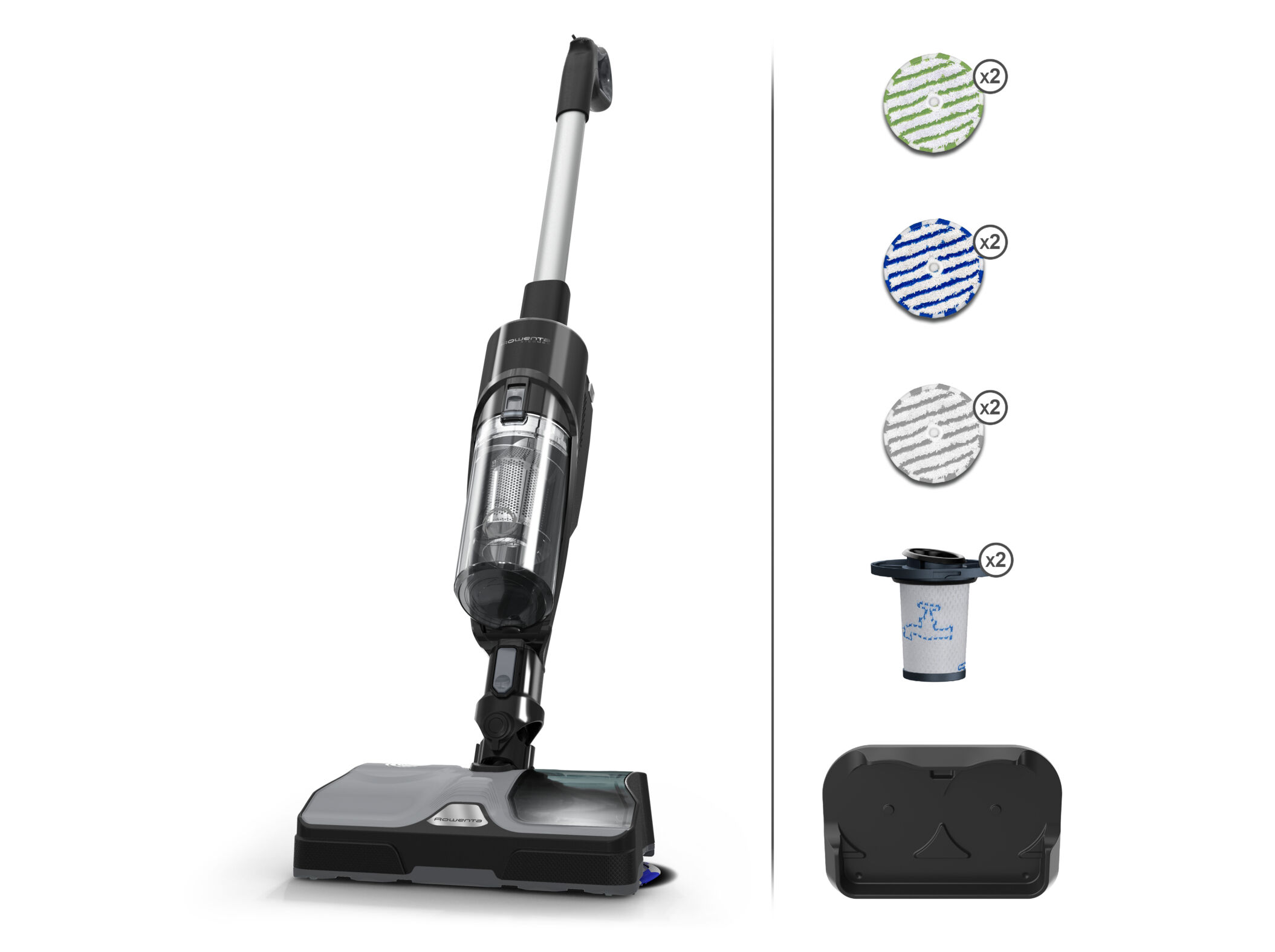 ASPIRADOR VERTICAL ROWENTA GZ3039WO X-COMBO 2 EM 1 ASPIRA E LAVA SEM FIOS image number 0