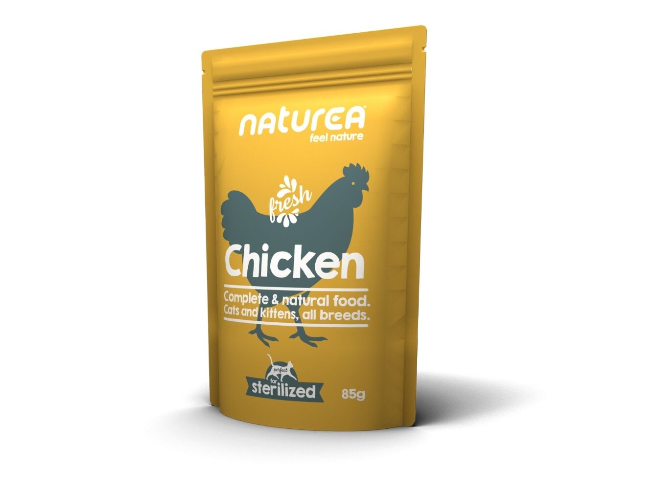 COMIDA H&Uacute;MIDA GATO NATUREA FRANGO 85G
