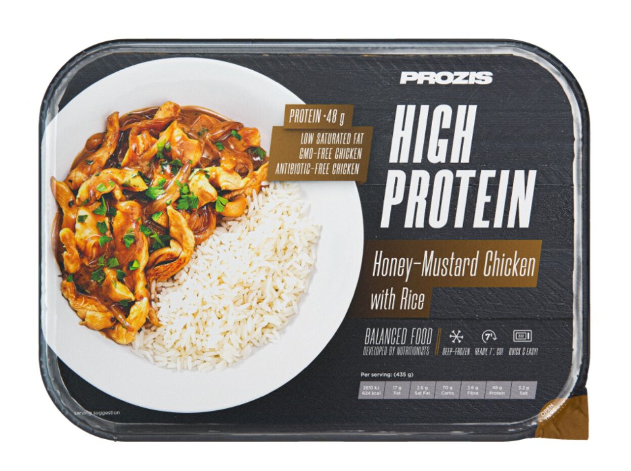 REFEI&Ccedil;&Atilde;O HIPERPROTEICA PROZIS FRANGO MEL E MOSTARDA 435G